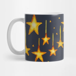 Gold stars christmas vibe Mug